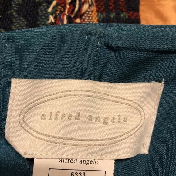 Alfred Angelo Womens Bridesmaid Dress Green Zipper Strapless 12 - Picture 4 of 6